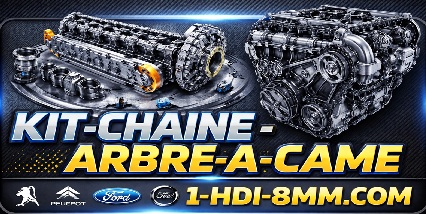 kit chaine arbre a came 1 5 hdi 8mm